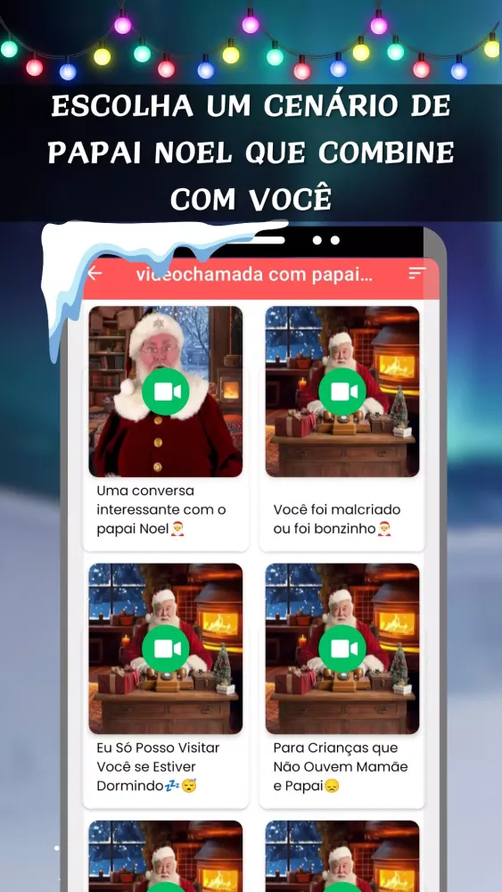 Captures d'écran de Santa Claus calling Portuguese