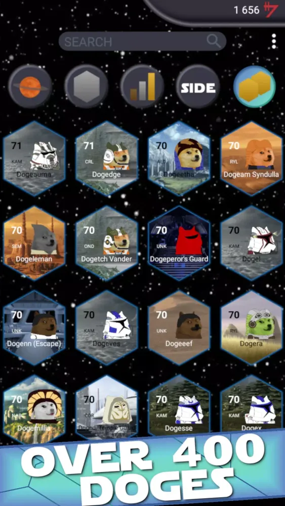 Tangkapan layar Doge Wars