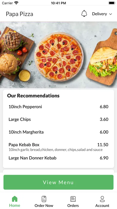Papa Pizza White Apron Street স্ক্রিনশট