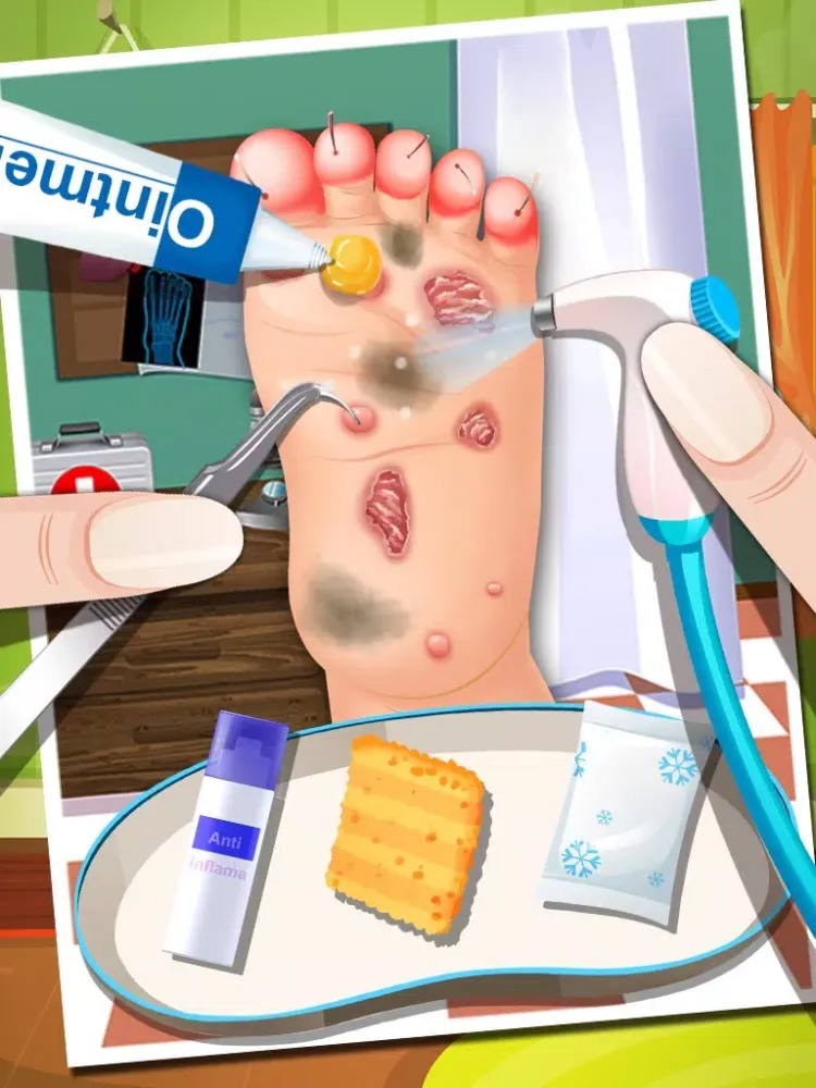 Ảnh chụp màn hình của Little Doctor™ - Foot Games iPad 