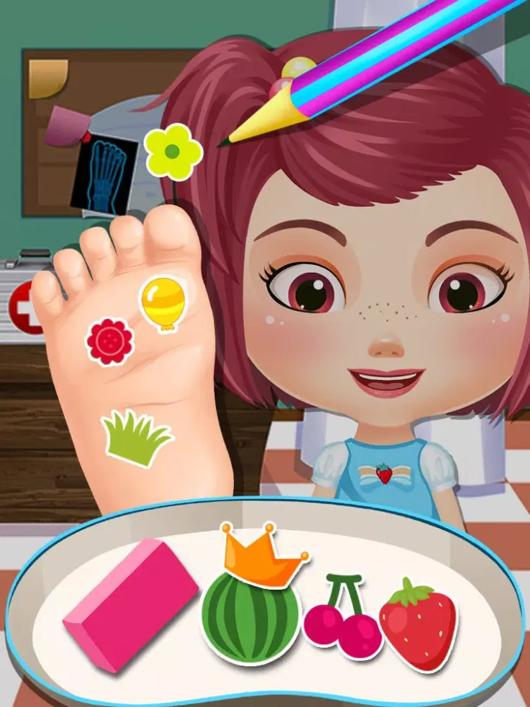 Ảnh chụp màn hình của Little Doctor™ - Foot Games iPad 