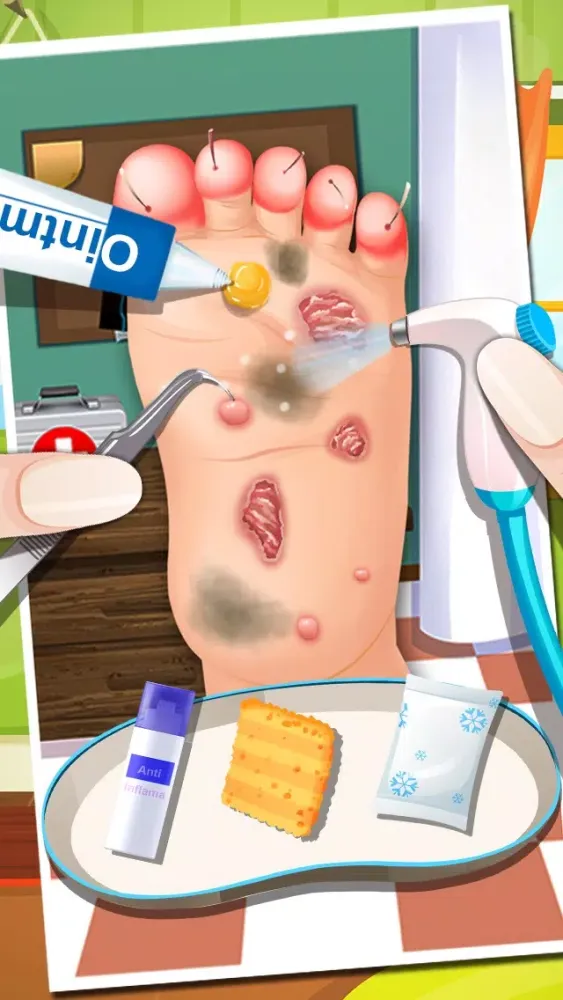 Ảnh chụp màn hình của Little Doctor™ - Foot Games