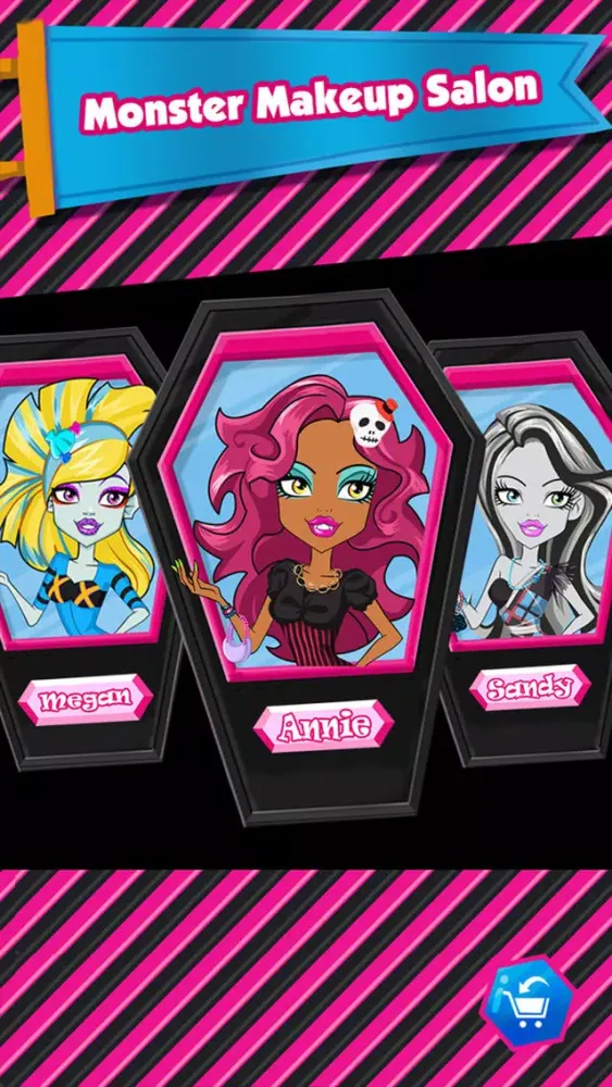 Screenshot di Monster Makeup Salon - Girls Games