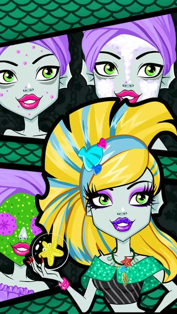Screenshot di Monster Makeup Salon - Girls Games