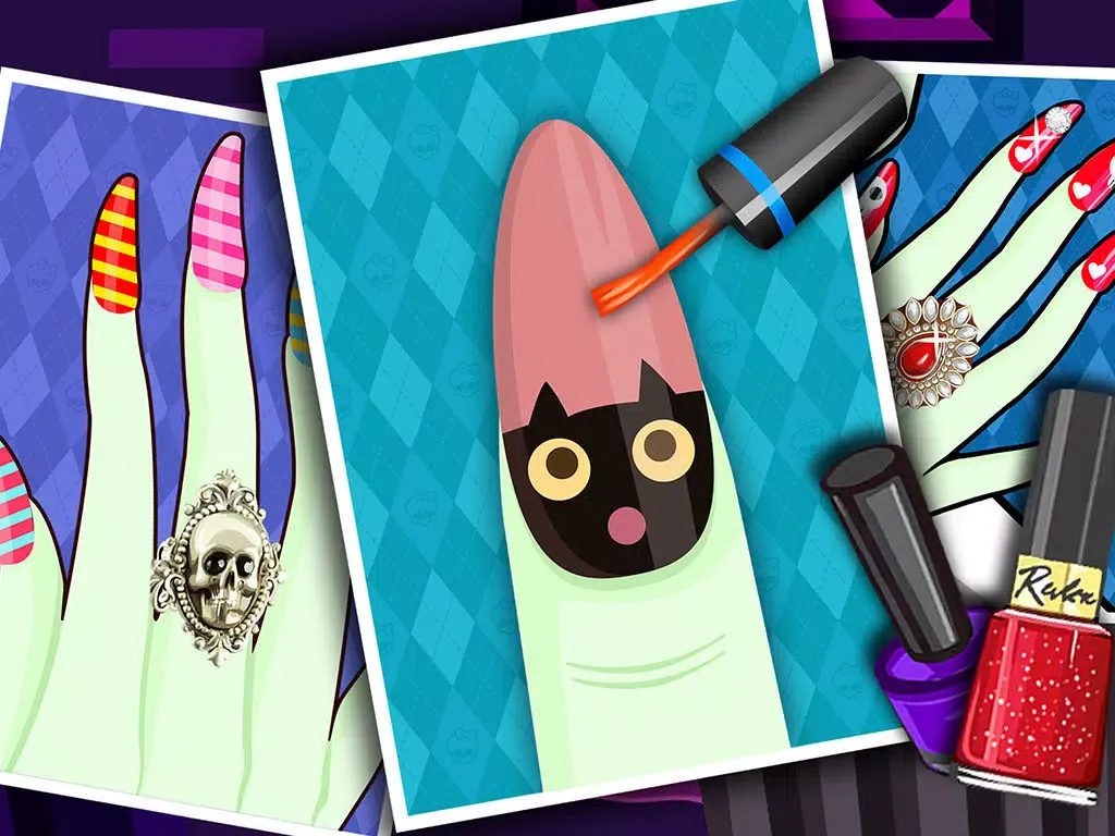 Monster Nail - Girls Salon iPad  स्क्रीनशॉट