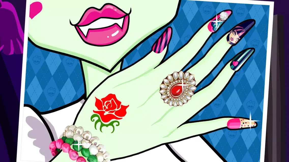 Monster Nail - Girls Salon स्क्रीनशॉट