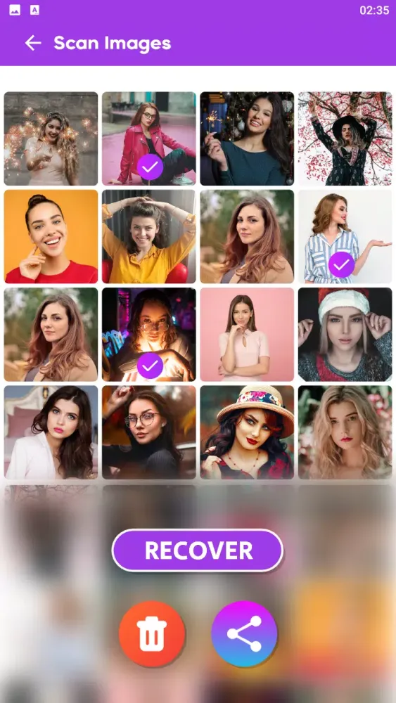 ریکاوری عکس های حذف شده Screenshots