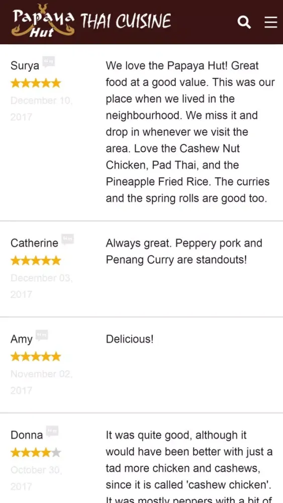 Papaya Hut स्क्रीनशॉट