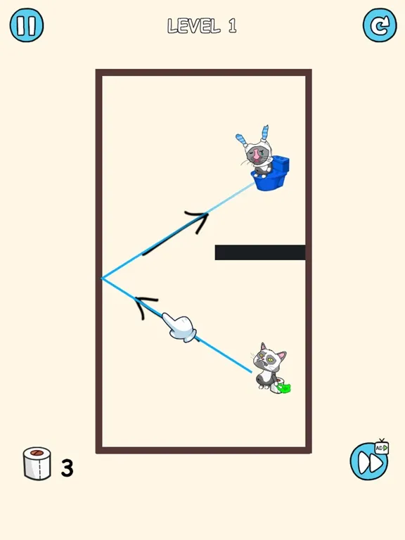 Throw Paper Challenge iPad 應用截圖