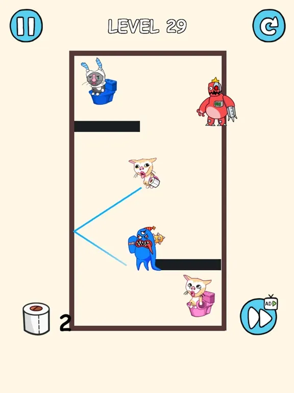 Throw Paper Challenge iPad 應用截圖
