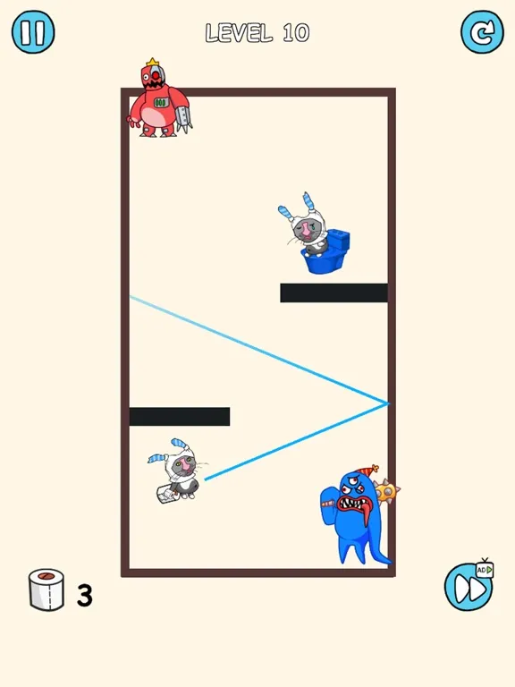 Throw Paper Challenge iPad 應用截圖