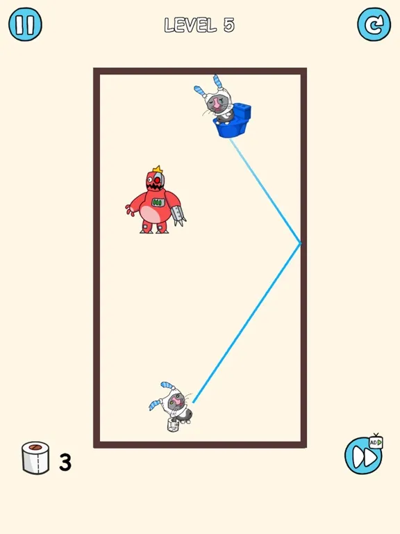 Throw Paper Challenge iPad 應用截圖