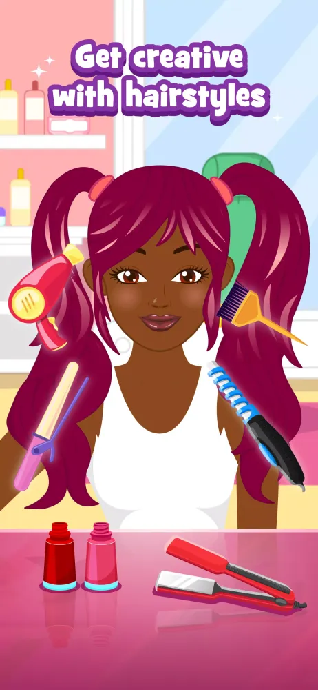 Capturas de tela do Make Up Game & Hair Salon