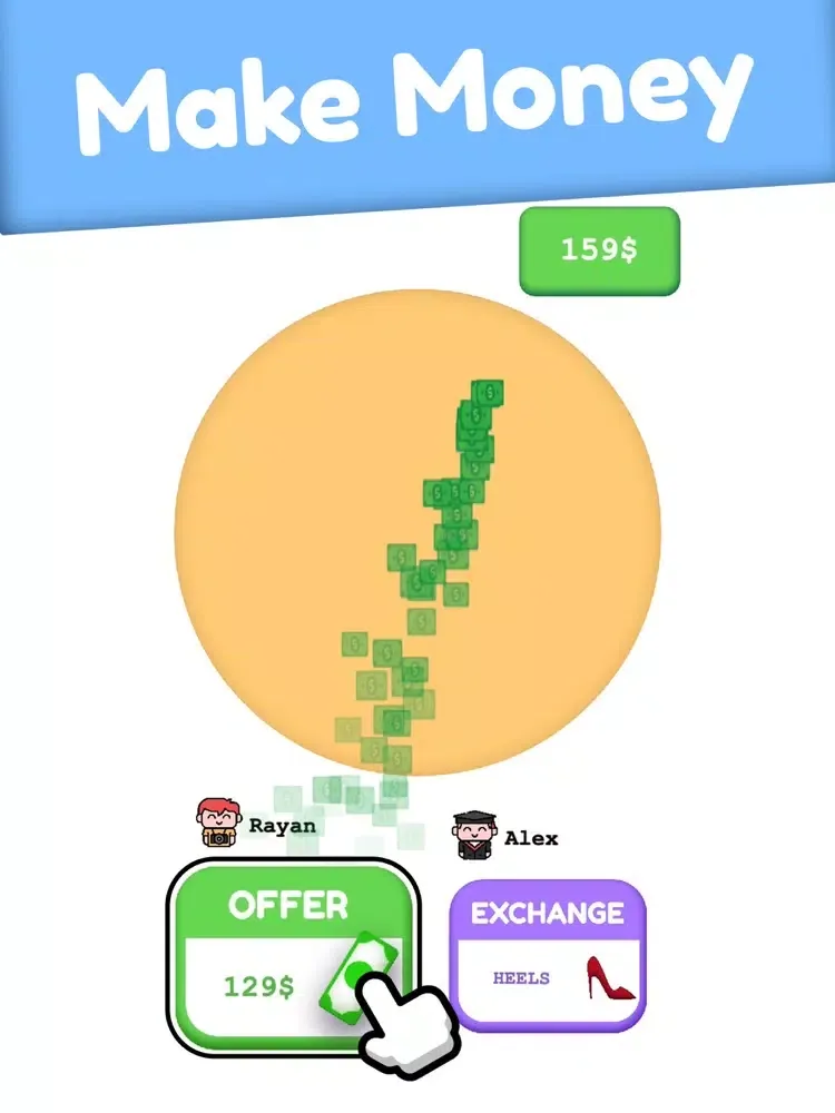 Paperclip Millionaire iPad  سکرین شاٹس