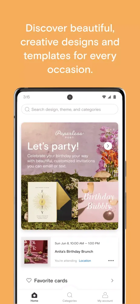Invitation Maker & Card Design Screenshots