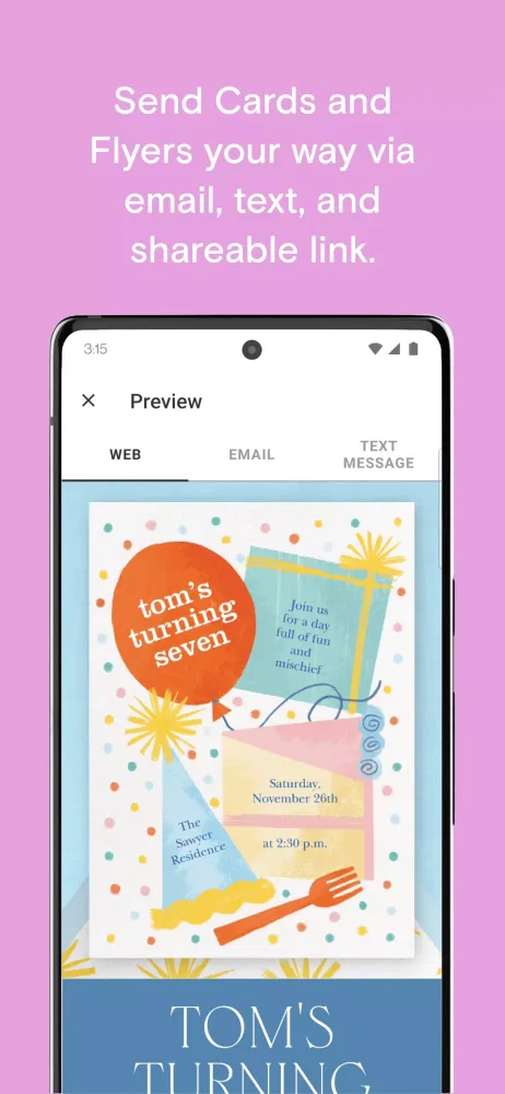 Invitation Maker & Card Design Screenshots