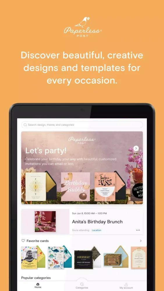 Invitation Maker & Card Design Screenshots