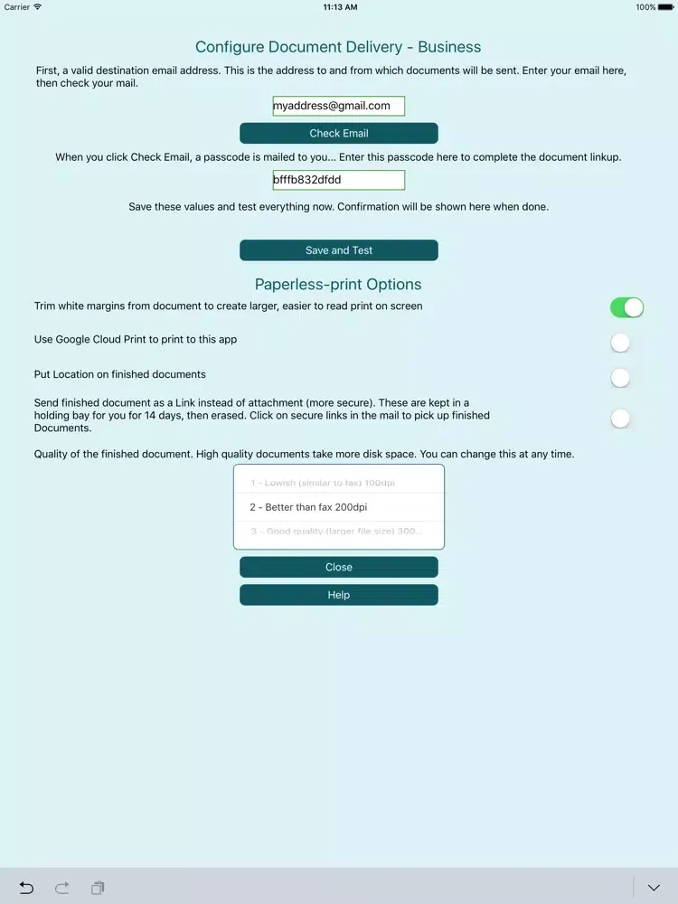 Paperless Mobile Signing iPad  Screenshots
