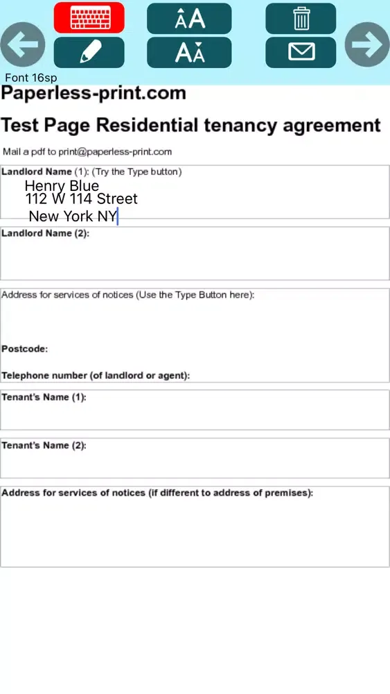 Paperless Mobile Signing Screenshots