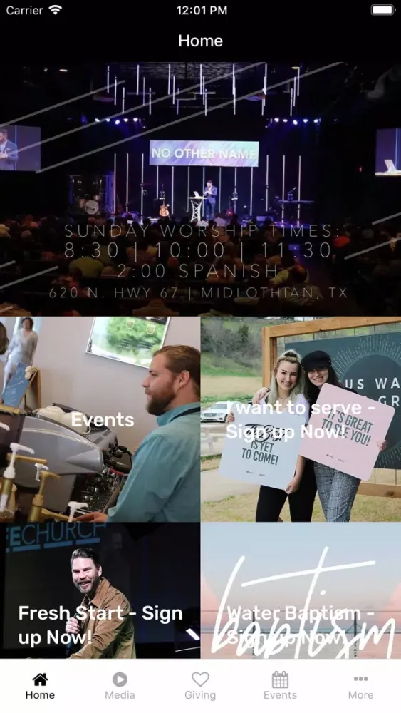Screenshot di Life Church Midlothian