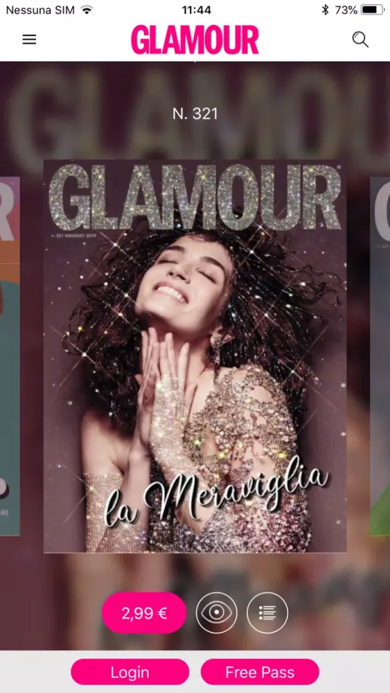 Captures d'écran de Glamour Italia