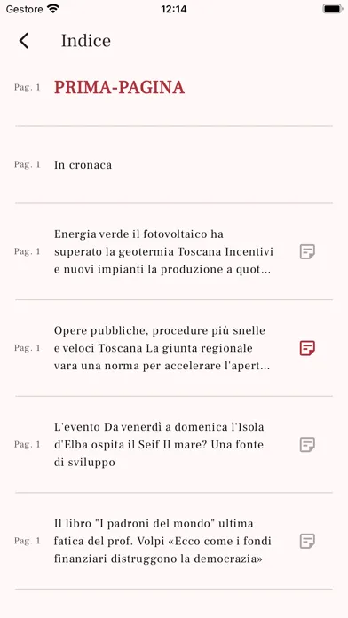 ภาพหน้าจอของ Il Tirreno