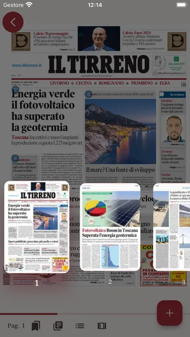 ภาพหน้าจอของ Il Tirreno