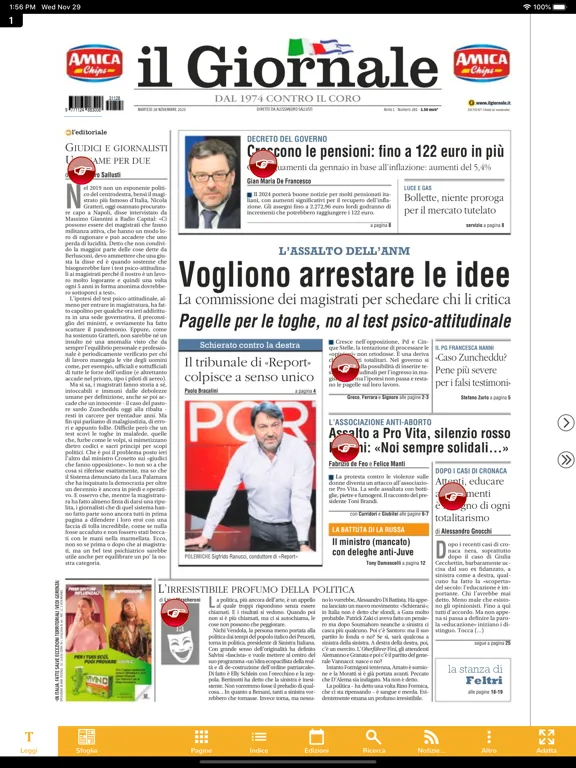Captures d'écran de il Giornale Digitale iPad 