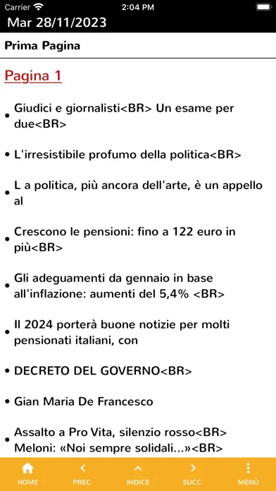 Captures d'écran de il Giornale Digitale