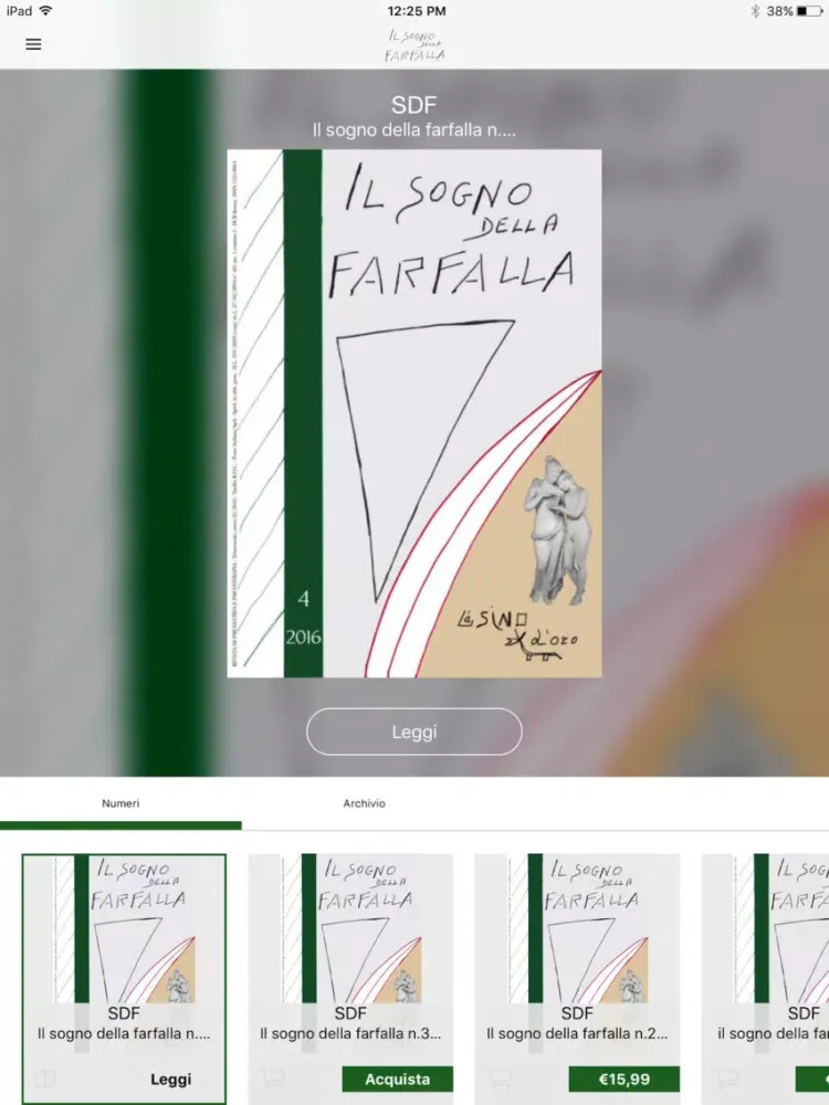 IL SOGNO DELLA FARFALLA iPad  Ekran Görüntüleri