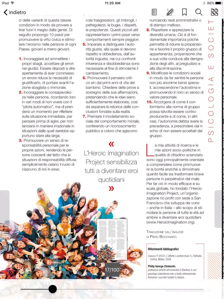 Psicologia Contemporanea iPad  Ekran Görüntüleri