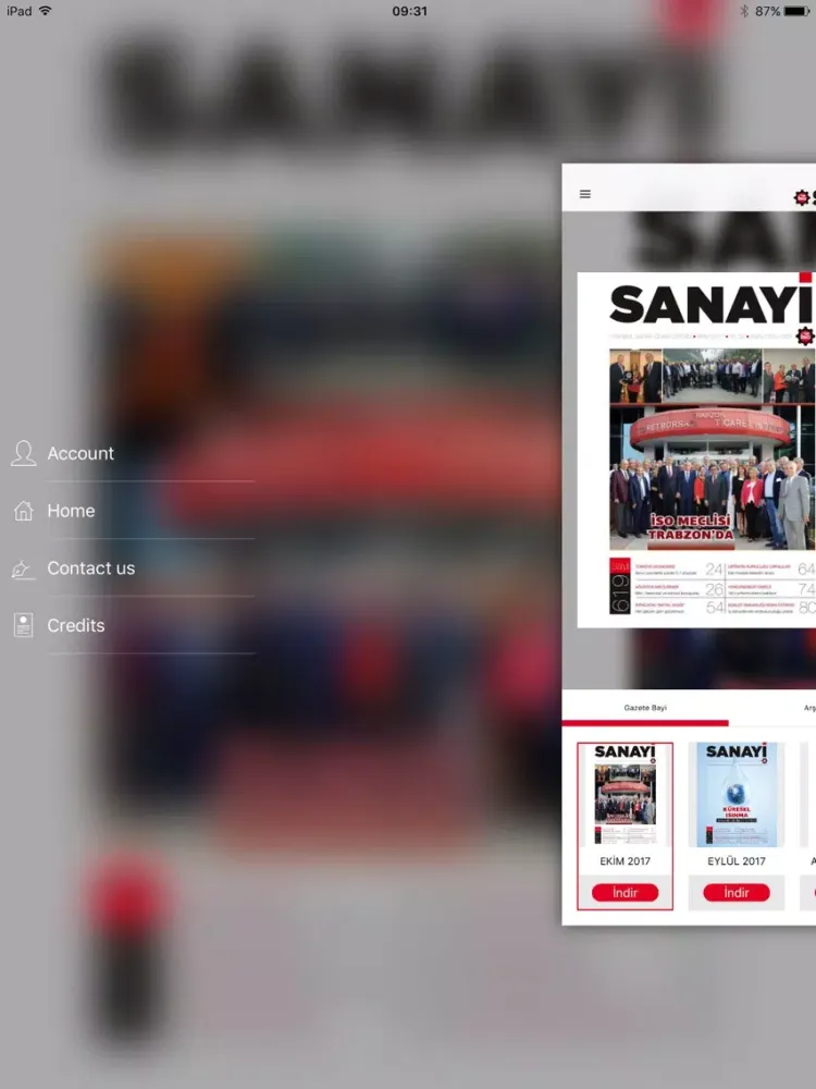 İSO Sanayi Dergisi iPad 應用截圖