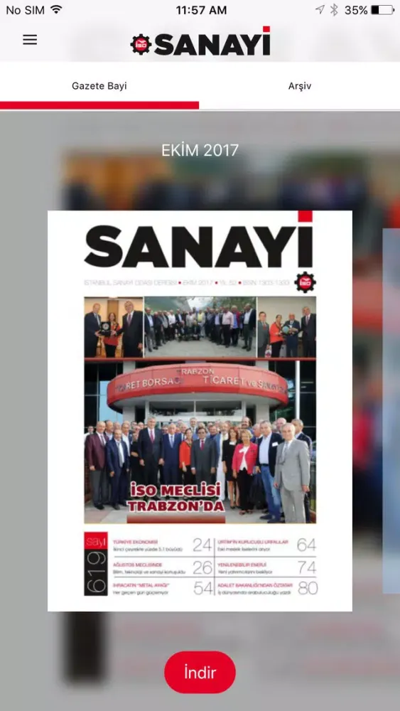 İSO Sanayi Dergisi應用截圖