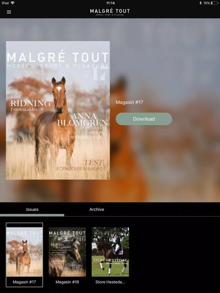 Tangkapan layar Malgré Tout iPad 