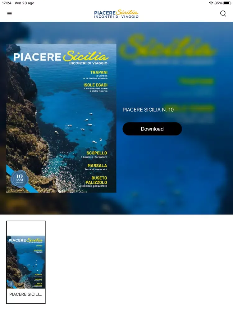 Piacere Sicilia iPad  스크린샷