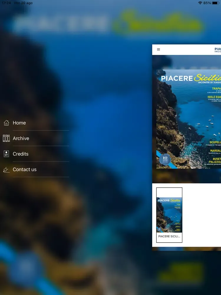 Piacere Sicilia iPad  스크린샷
