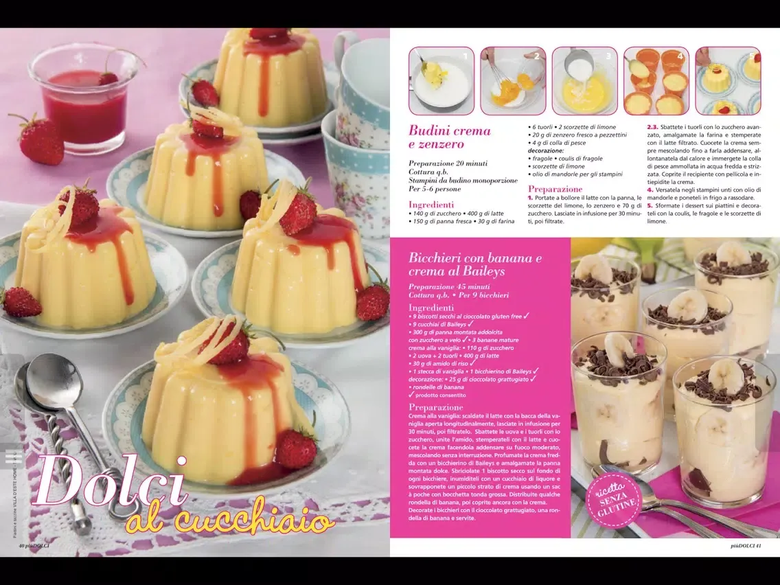تصاویر piùDOLCI Rivista iPad 