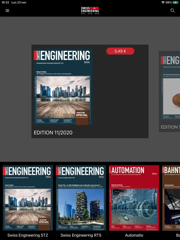 SWISS ENGINEERING STV/UTS/ATS iPad 应用截图