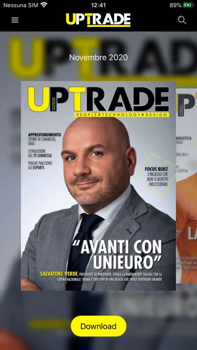 Tangkapan layar UpTrade
