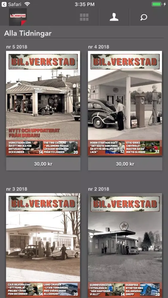 Bil & Verkstad Screenshots