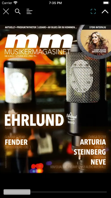 Tangkapan skrin Tidningen Musikermagasinet