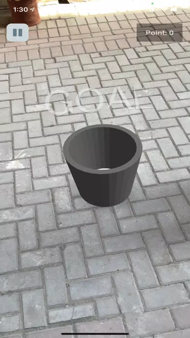 Tangkapan layar Paper Toss