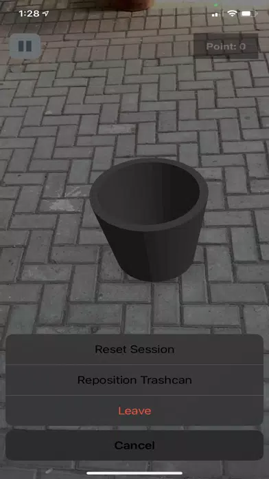 Tangkapan layar Paper Toss