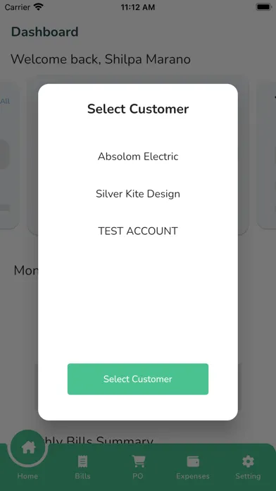Screenshot di PaperTrl App