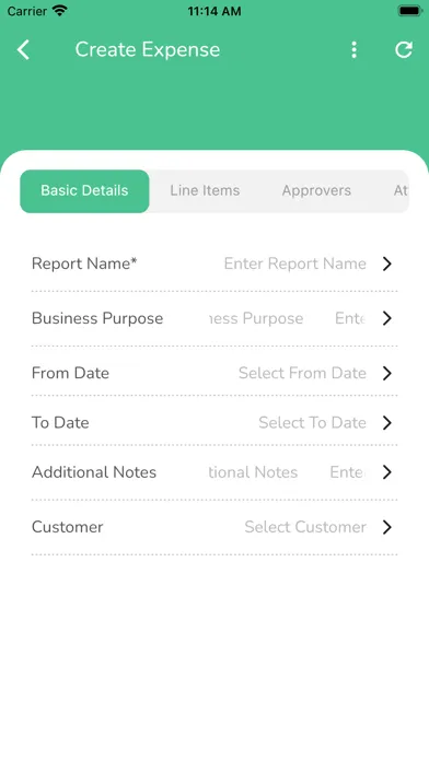 Screenshot di PaperTrl App
