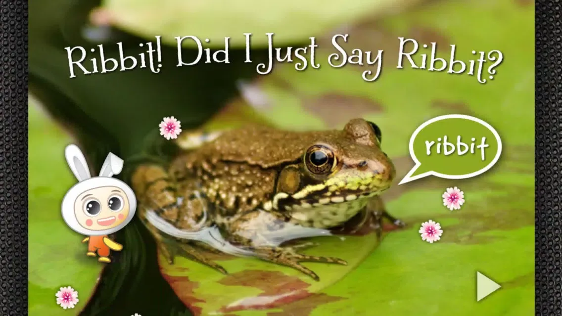 Capturas de tela do Ribbit, Did I Just Say Ribbit?: Hear to Learn Animal Sounds - Children’s Story Book