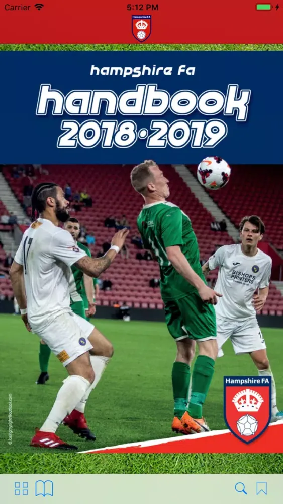 Ảnh chụp màn hình của Hampshire FA