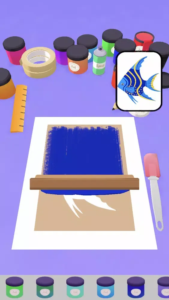 Captures d'écran de Silk Screen Coloring