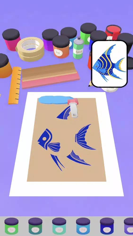 Captures d'écran de Silk Screen Coloring