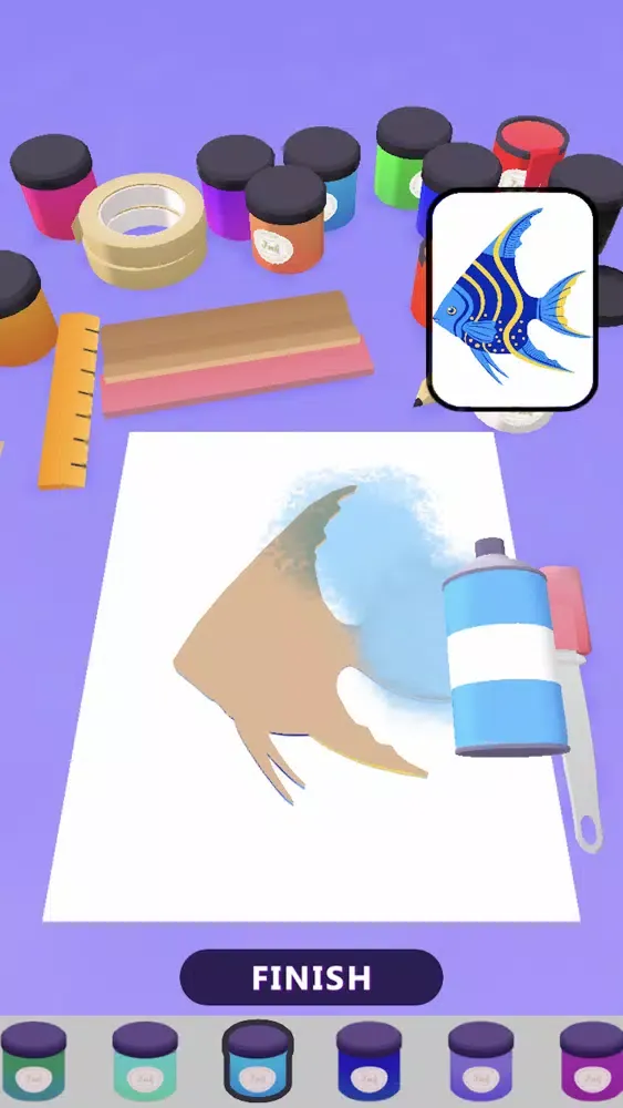 Captures d'écran de Silk Screen Coloring